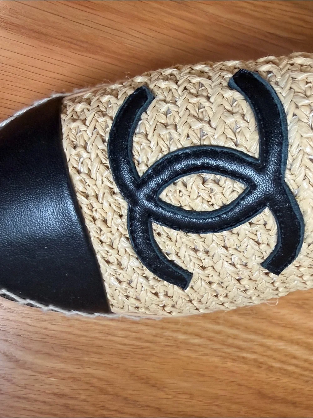 CHANEL 2022 Interlocking CC Logo Espadrilles